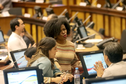 El correísmo se quedaría solo en su intención de exhortar al presidente Daniel Noboa a que respete la delegación del poder a la vicepresidenta Verónica Abad.