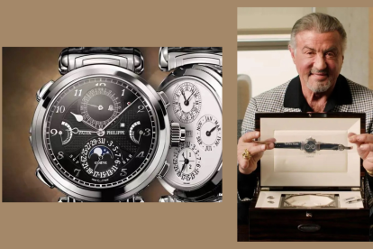 El actor tiene una colección de relojes que data de unas tres décadas.