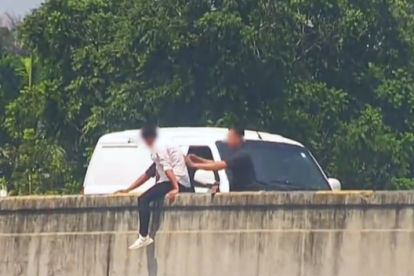 El hecho quedó registrado en las cámaras de seguridad de Segura EP