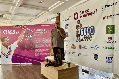 Andrés Gómez, durante la presentación del Festival que inicia este sábado 8 de junio.