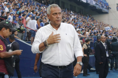 El director técnico colombiano Hernán Torres estuvo en Emelec desde la mitad de 2023