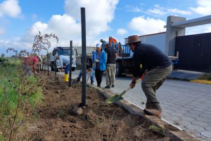 El Administrador zonal de Tumbaco y vecinos limpiaron varios sectores.