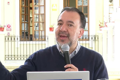 Alcalde de Quito durante su intervención en el programa Frecuencia Quiteña