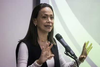 La exdiputada María Corina Machado.