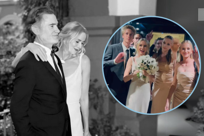 La pareja contrajo nupcias hace un año, pero no fue hasta este 2024 que celebraron a lo grande.