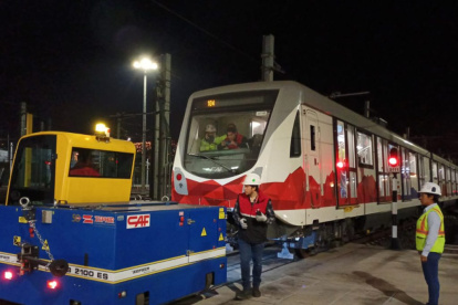 El evento de descarrilamiento de la unidad 16 se dio en noviembre de 2023 y fue trasladado a las cocheras este 10 de junio