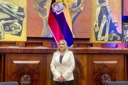 Liliana Trávez Vizcaíno fue asambleísta en el 2010 y es la nueva gobernadora de Tungurahua.