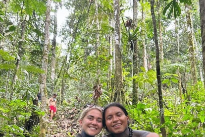 Australiana deja todo por irse a la Amazonía a vivir con su novio ecuatoriano.