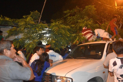 Cristofer Ariel De la Cruz Cochea quedó inerte, sentado en una silla.