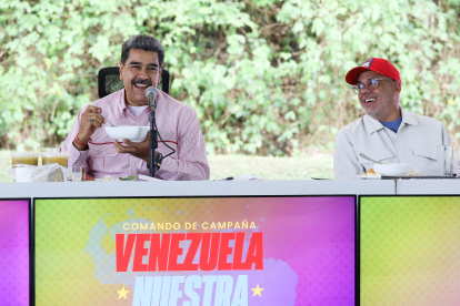 Caracas. Nicolás Maduro, durante un reciente acto de campaña.