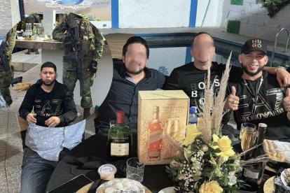 Borys Alexi Párraga Figueroa fue detenido por el Ejército, en una fiesta en El Empalme.