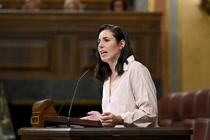 Rocío de Meer, de Vox, este jueves en el Congreso.