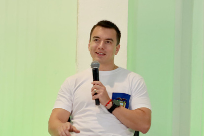 El presidente de la República, Daniel Noboa Azín.