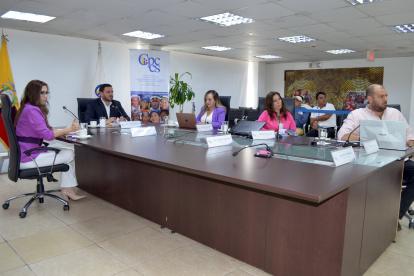 La vicepresidenta del CPCCS, Mishelle Calvache, indicó que el informe jurídico no ha sido conocido por el pleno y que tampoco hay fecha prevista.