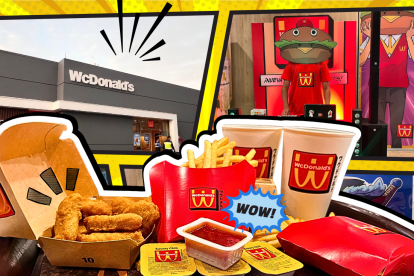 McDonald’s se transforma en WcDonald"s, adoptando un estilo inspirado en el universo manga japonés.