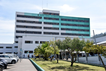 Hospital del IESS en Cuenca, en donde se realizó la mala práctica médica.