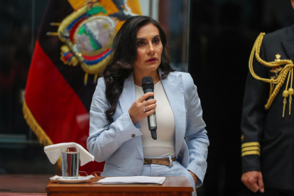 Foto de archivo de la vicepresidenta de Ecuador, Verónica Abad.