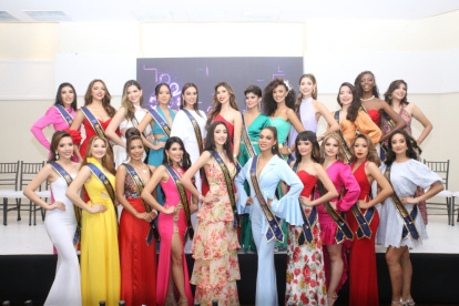 Candidatas al Miss Ecuador 2024.