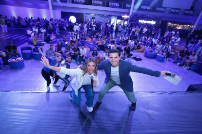 Nátali Masinari y Pancho Molestina.