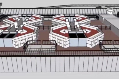 Diseño de una de las cárceles prometidas por el presidente Daniel Noboa.