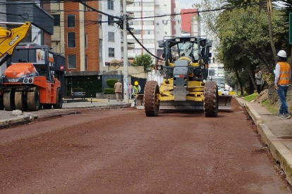 Actualmente se trabaja entre las av. República y Whymper, en el norte de Quito.