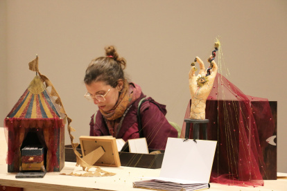 Arte. La muestra se exhibe en la galería Arte Actual de la Flacso.