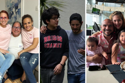 Las historias de Mauro (izq.), Pablo (c) y Dimas: padres por convicción, más allá de la sangre.