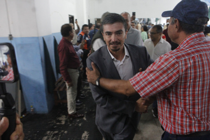 Edwin Ortega aceptó su precandidatura presidencial en un mitin político realizado en Guayaquil.