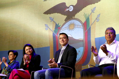 Como parte de su agenda internacional, el 14 de junio de 2024, Daniel Noboa estuvo con la comunidad ecuatoriana en España.