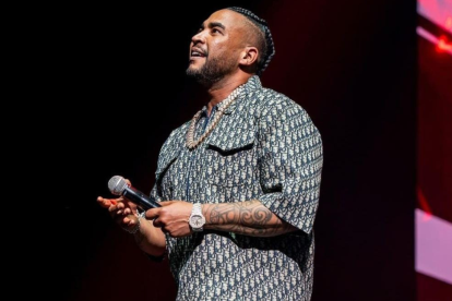 Don Omar en uno de sus conciertos en su reciente gira por Estados Unidos.