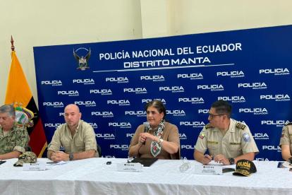 Rueda de prensa de Mónica Palencia este 17 de junio de 2024.