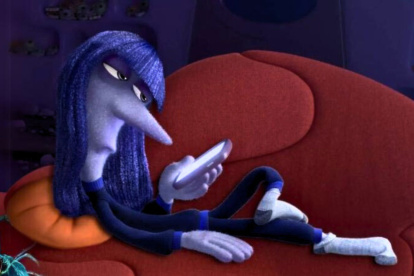 Ennui un personaje que aparece en la adolescencia de Riley.