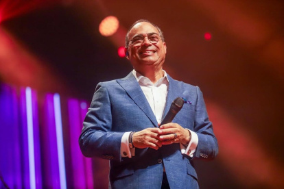 El cantante puertorriqueño Gilberto Santa Rosa