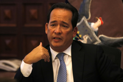 Personaje.- Henry Cucalón, exasambleista y exministro de Gobierno.