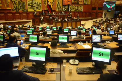 El Pleno de la Asamblea Nacional aprobó resolución en rechazo a las declaraciones del presidente Daniel Noboa en The New Yorker.