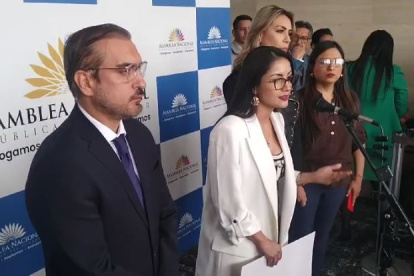 La primera vicepresidenta de la Asamblea Nacional dijo que es falso que se intentó inhabilitar a Noboa.