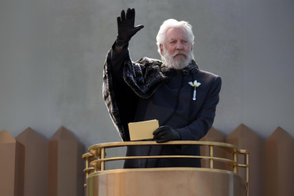 Donald Sutherland fue parte de Los Juegos del Hambre.