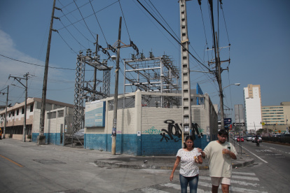 Energía. Una de las subestaciones de energía eléctrica, ubicada en el norte de Guayaquil.