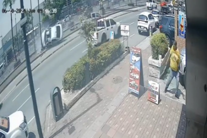 El accidente se registró en el sentido norte - sur de la avenida de las Américas.