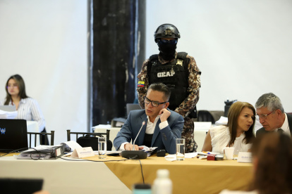 Wilman Terán en la comisión de Fizcalización de la Asamblea Nacional.