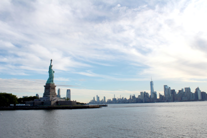 Fotografía que muestra un detalle de la Estatua de la Libertad, el 11 de junio de 2024, en Nueva York. EFE/ Sarah Yáñez-Richards