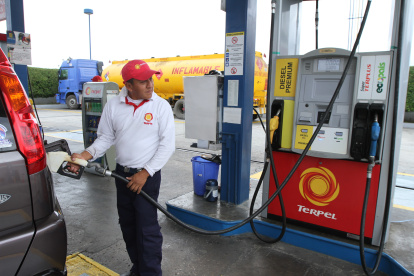 Estación. Una las gasolineras Terpel que hay en el Ecuador.