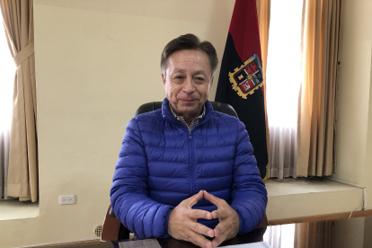 Marco Olmedo, gobernador de Cotopaxi.