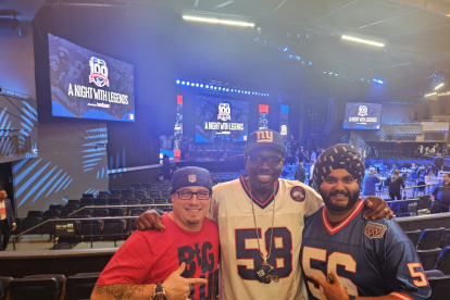 Hinchas y exjugadores celebraron en el Madison Square Garden.