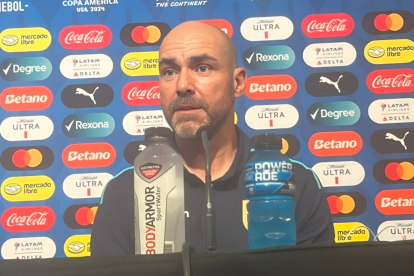 Félix Sánchez Bas DT de la selección de Ecuador.