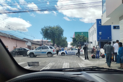 El hecho violento se registró en una Unidad de Policía Comunitaria en  Atuntaqui
