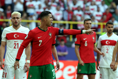 Cristiano Ronaldo en dos partidos aún no anota en la Eurocopa, pero ya asistió un gol