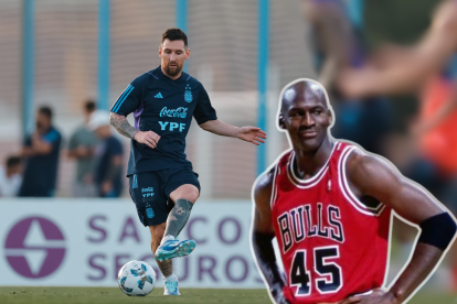 Messi asegura que quiere una selfie con Jordan.