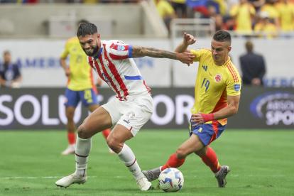 Colombia vs. Paraguay en partido de la Copa América 2024.