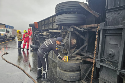 Hecho. Así quedó la unidad tras el accidente.